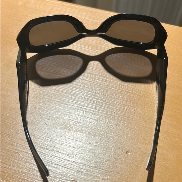 Prada Black Oversized Cat-Eye Glasses - Picture 13 of 13